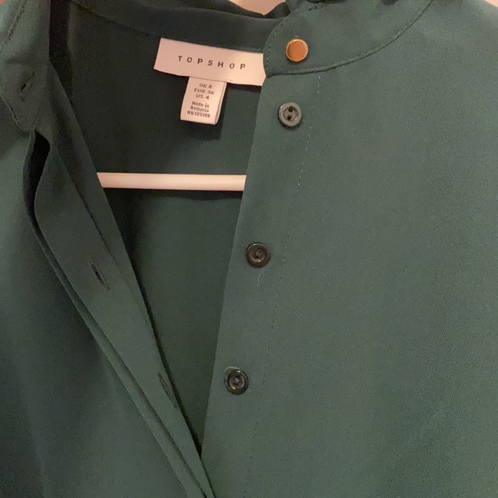 Green TOPSHOP Mini Dress - Picture 3 of 3